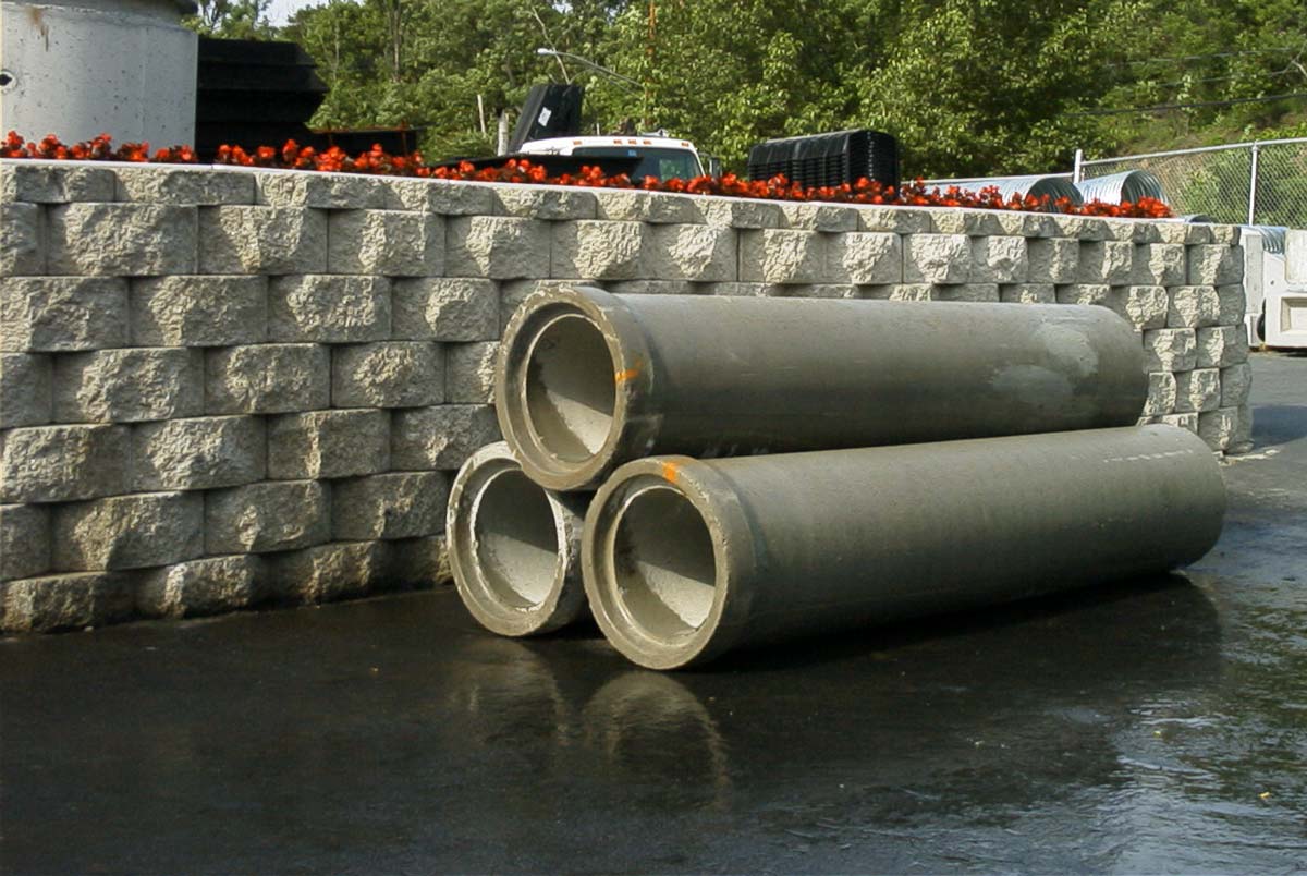 Concrete Pipe Sizes 12" through 72" Ø Mortar Joint or "O" Ring Elliptical pipe also available